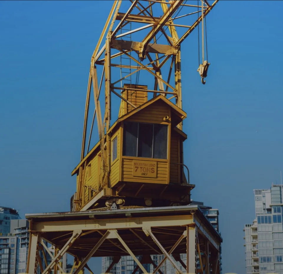 The old crane on Granville Island