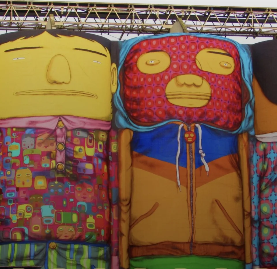 The Giants murals at Ocean Concrete